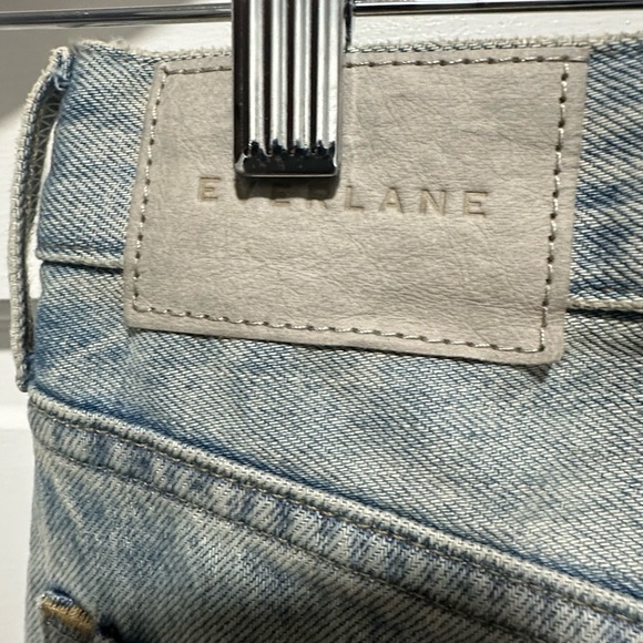 Everlane 90s way high jean factory paint splatter distressed 26 EUC - Picture 6 of 11